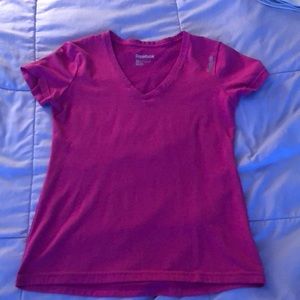 reebok tee | pink | size xs